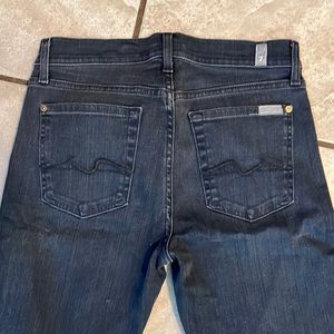 7 for all mankind grey denim jeans